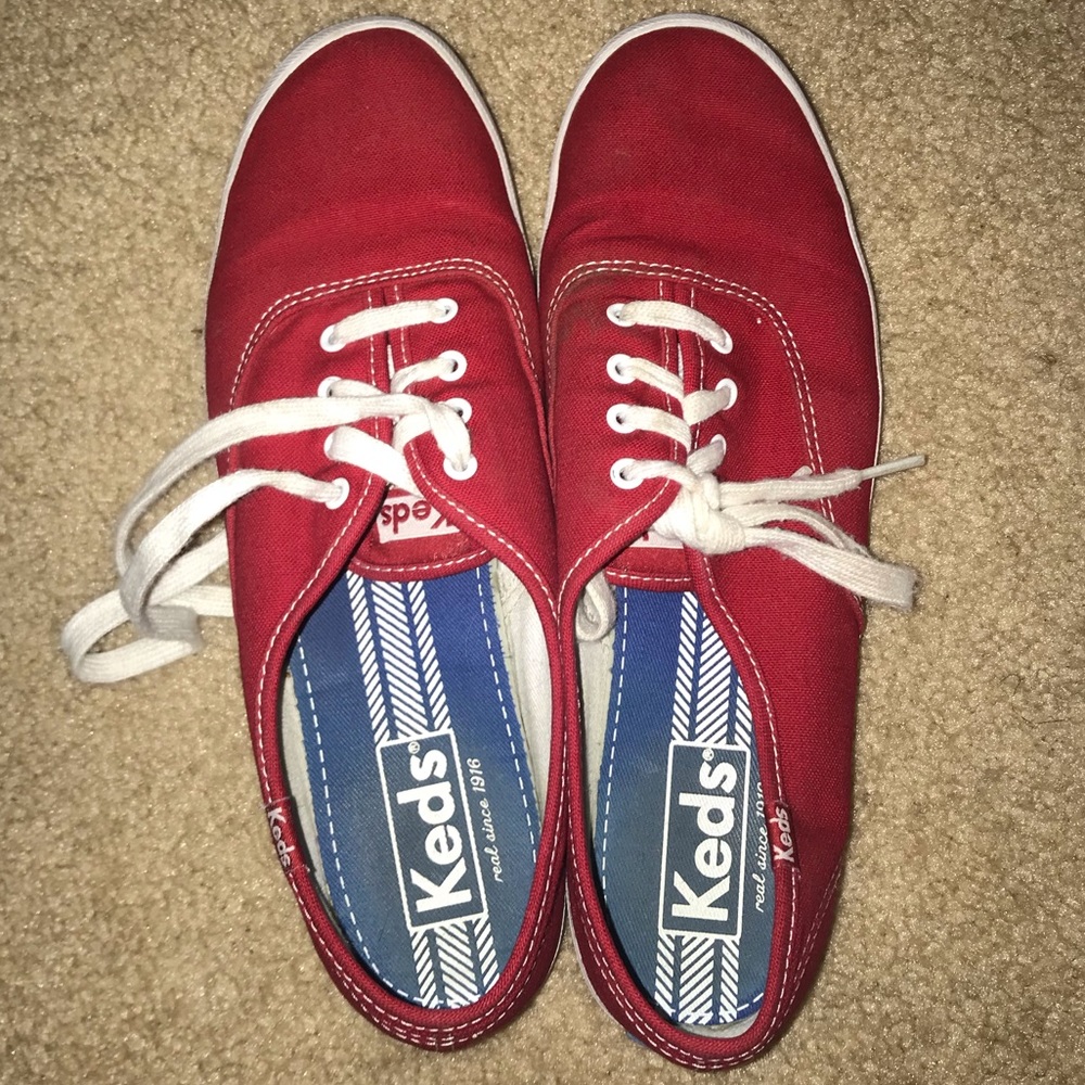 Red Lowrise Keds
